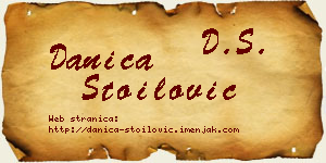 Danica Stoilović vizit kartica
